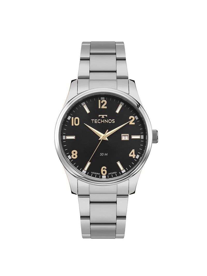 Relógio Technos Masculino Steel Prata - 2115tze-1p