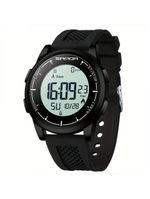 Relógio Masculino Multifuncional Mostrador Digital Design Esportivo Moderno Impermeavel Preto Branco