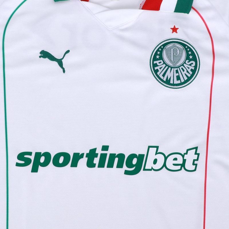 Camisa palmeiras ii 26/27 s/n torcedor puma feminina