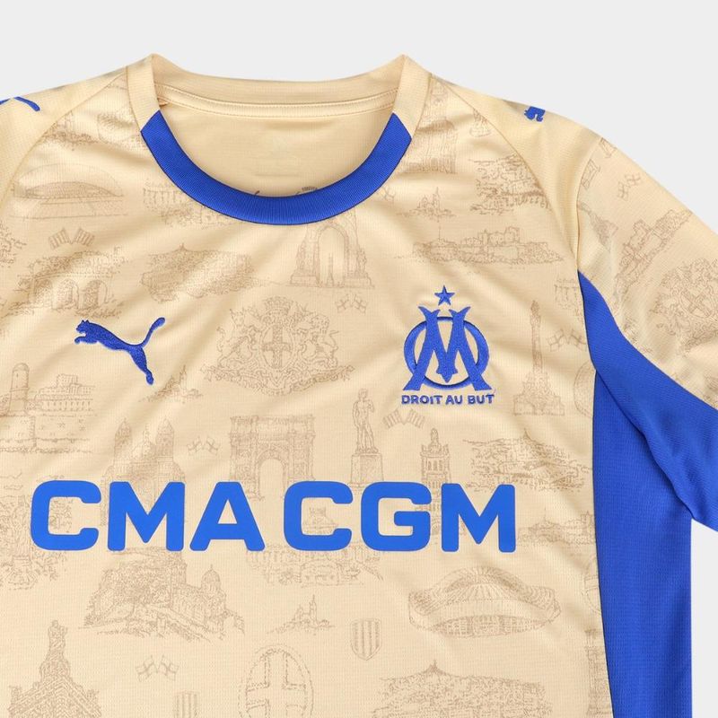 Camisa olympique de marseille  s/n 26/27 edição especial torcedor puma