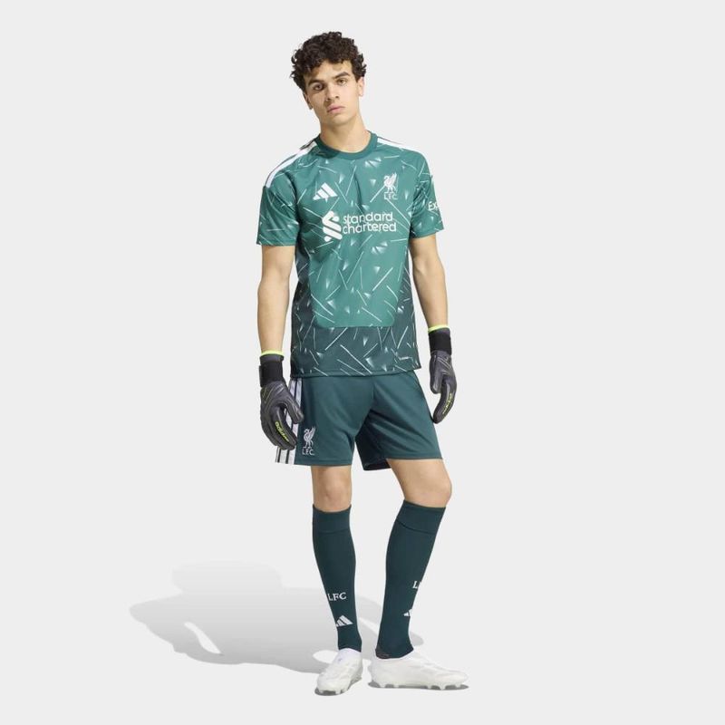 Camisa liverpool goleiro 26/27 s/n torcedor adidas masculina