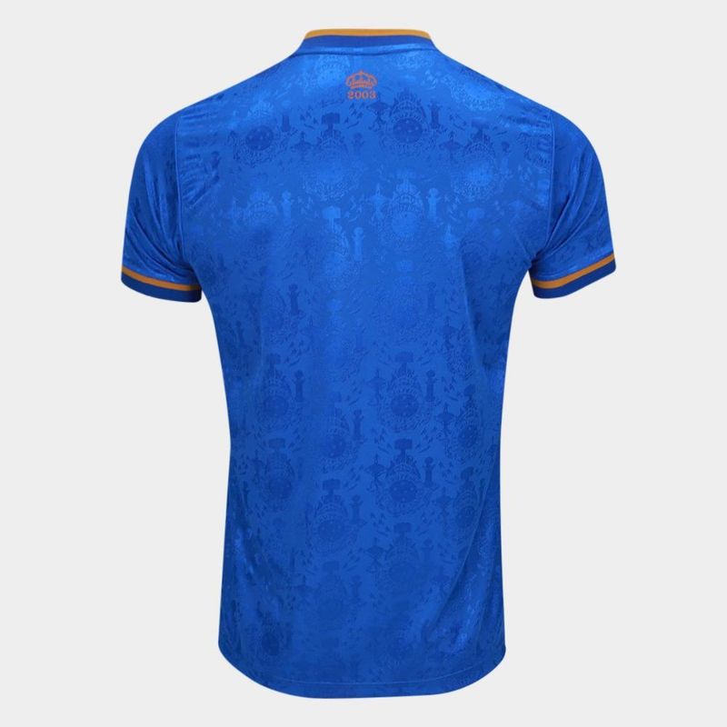 Camisa cruzeiro retrômania 2003 tríplice coroa masculina