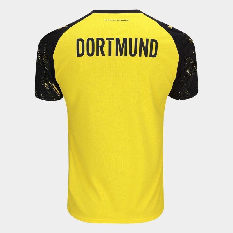 Camisa borussia dortmund home 25/26 s/n torcedor puma masculina