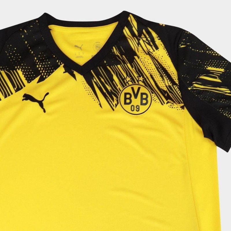 Camisa borussia dortmund home 25/26 s/n torcedor puma masculina