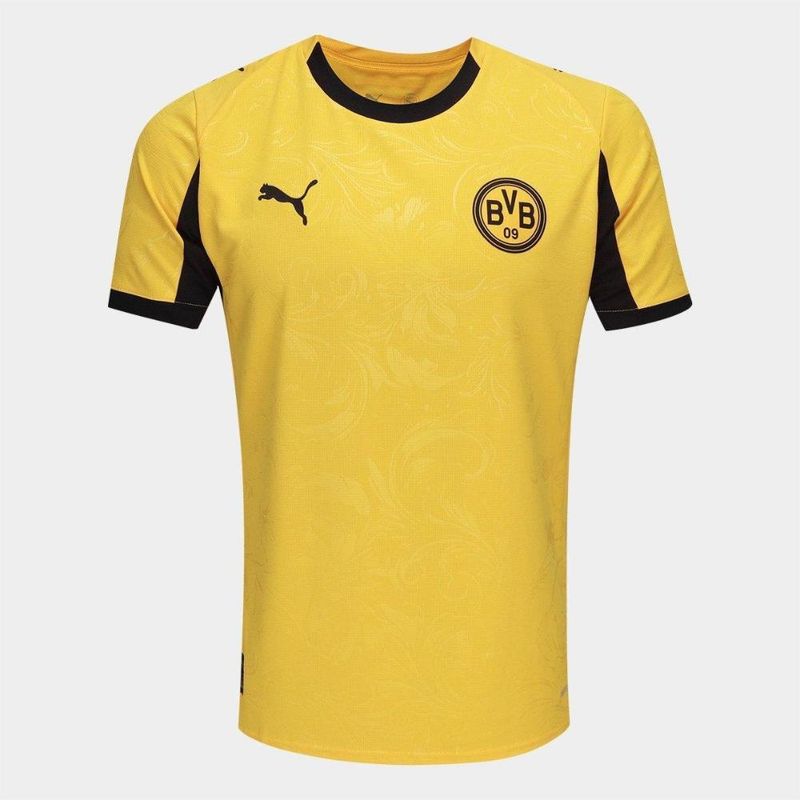 Camisa borussia dortmund 25/26 s/n copa torcedor puma masculina