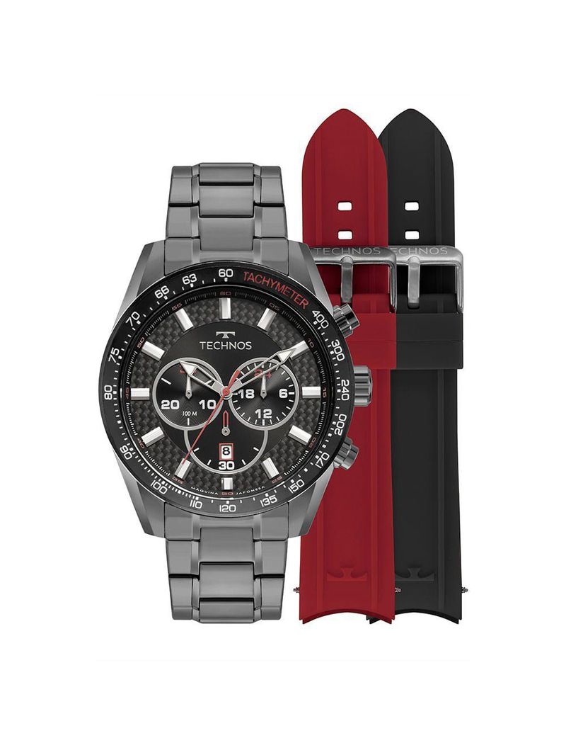 Relógio Technos Masculino Ts Carbon Grafite - Js25bbs-t1a