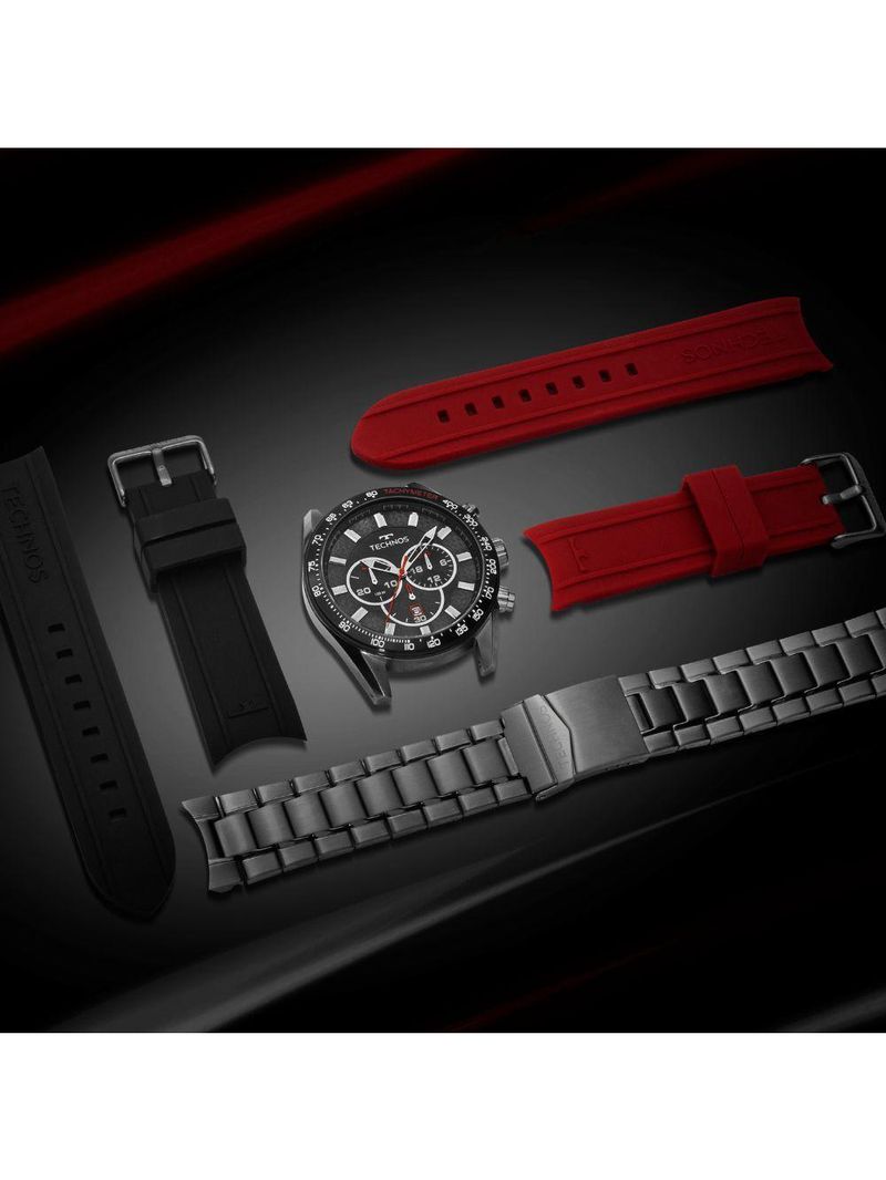 Relógio Technos Masculino Ts Carbon Grafite - Js25bbs-t1a