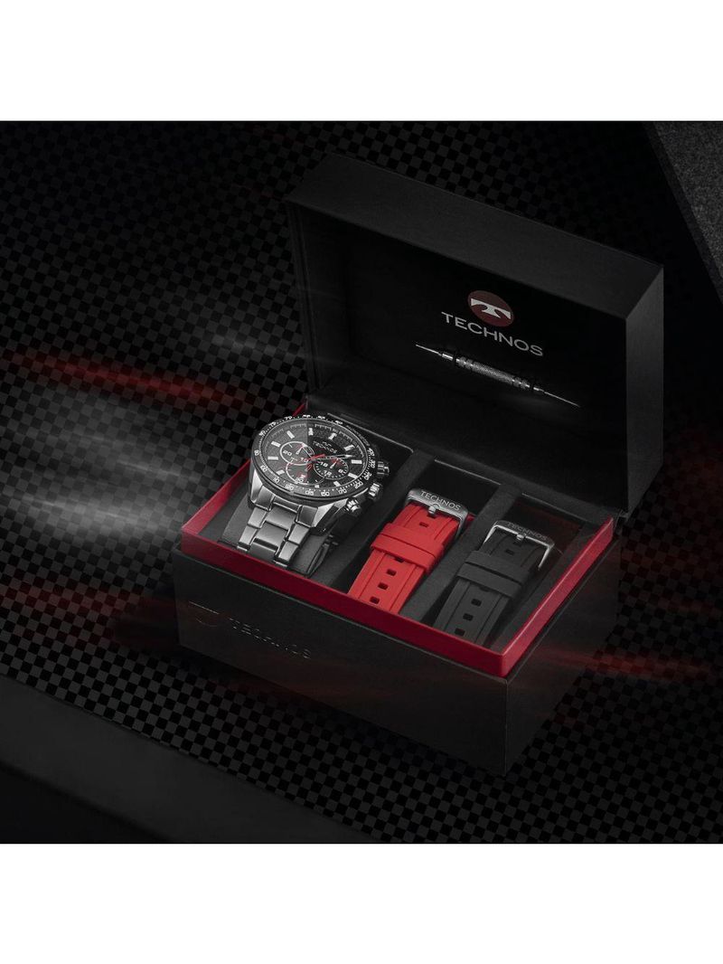 Relógio Technos Masculino Ts Carbon Grafite - Js25bbs-t1a