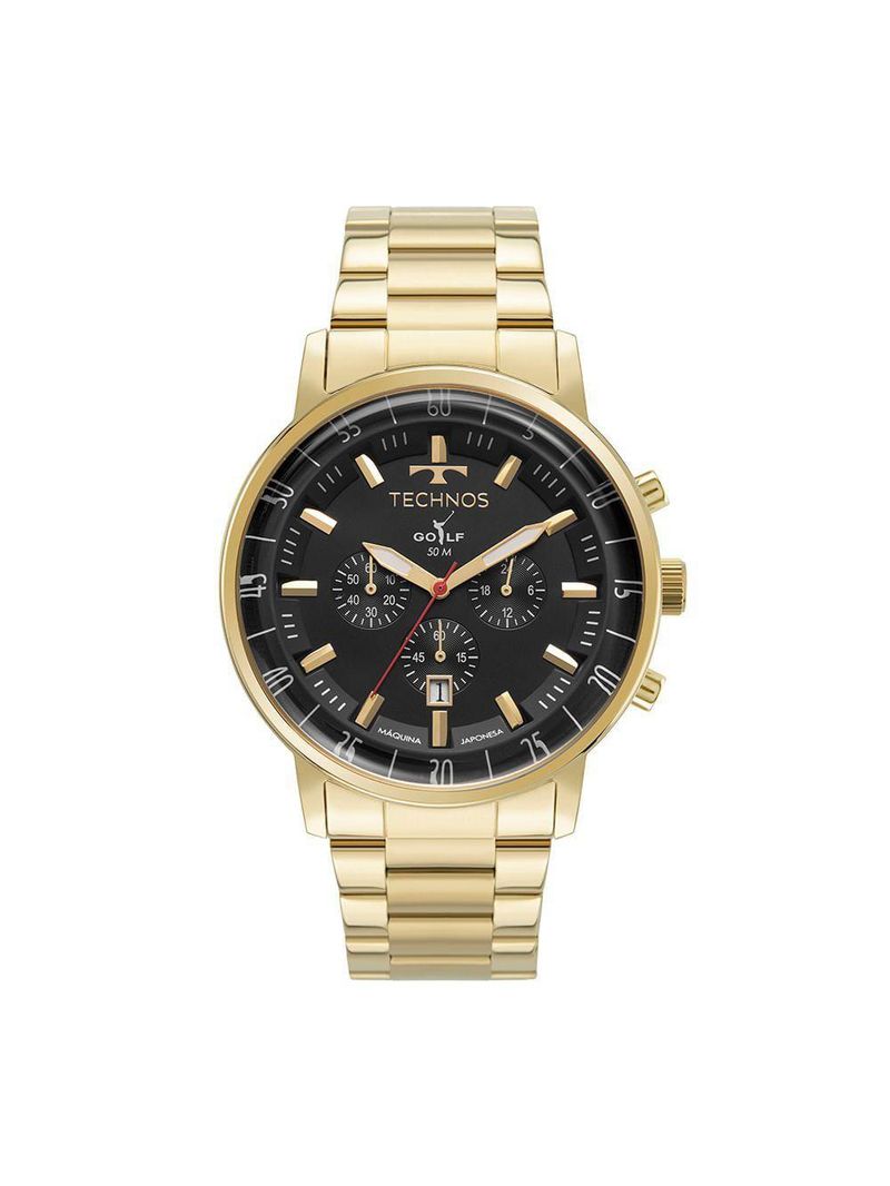 Relógio Technos Masculino Golf Dourado - Os2acd-1a Os2acd-1a