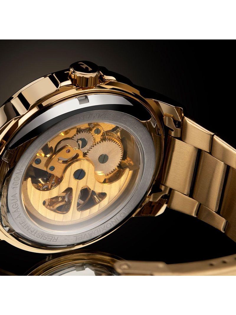 Relógio Technos Masculino Automático Dourado - G3265an/1p