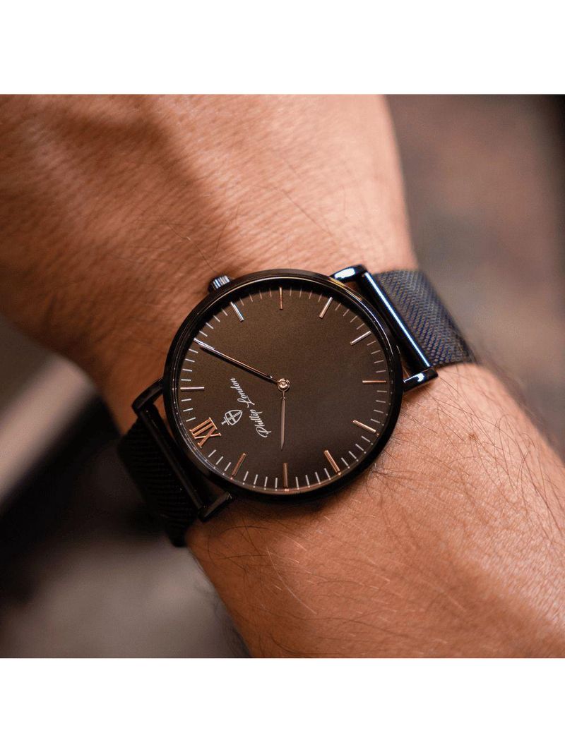 Relógio Masculino Greenwich Mesh All Black 40mm