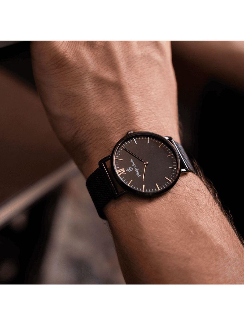 Relógio Masculino Greenwich Mesh All Black 40mm