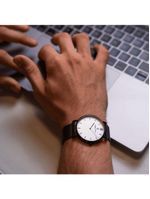 Relógio Masculino Greenwich Mesh White Black 40mm