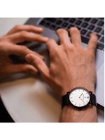 Relógio Masculino Greenwich Mesh White Black 40mm