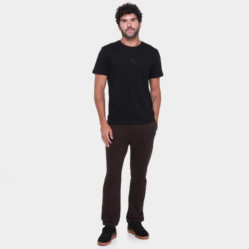 Calça moletom  jogger calvin klein mini graphic masculina