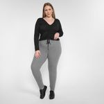 Calça legging plus size maelle feminina