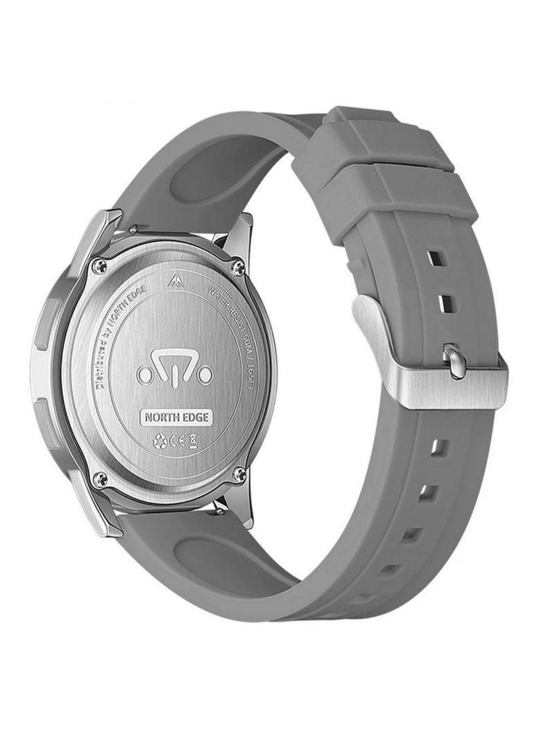 Relógio Digital Masculino Esportivo Apollo À Prova Da Água 50m Multifuncional Cinza