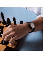 Relógio Masculino Sherlock White Black 42mm