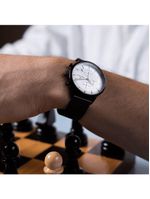 Relógio Masculino Sherlock White Black 42mm