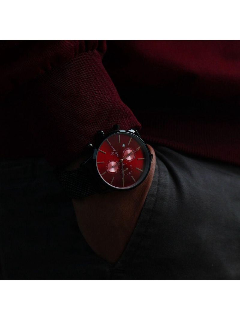 Relógio Masculino Lancelot Ruby Black 44mm