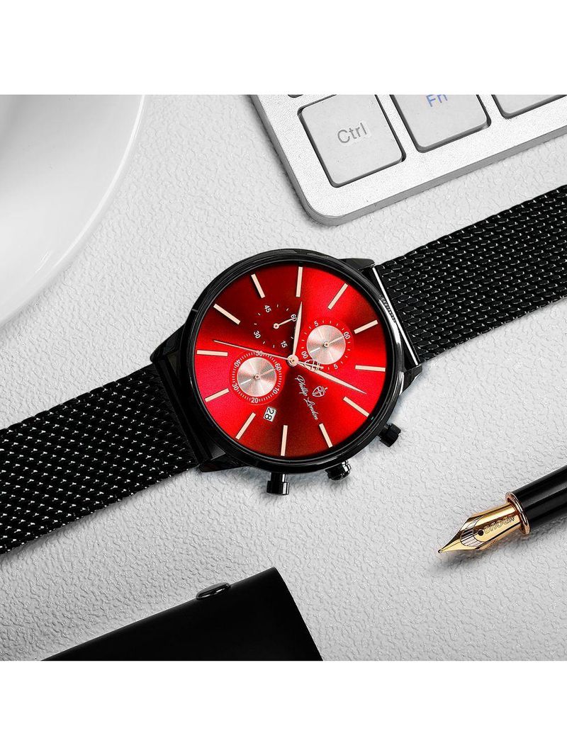 Relógio Masculino Lancelot Ruby Black 44mm