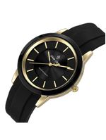 Relógio Masculino Solar Stonehenge Gold Black 40mm