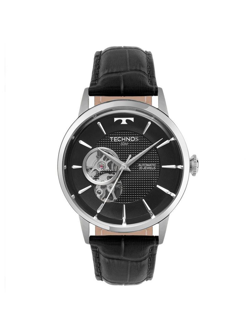 Relógio Technos Masculino Automático Prata - G3265ba/0p