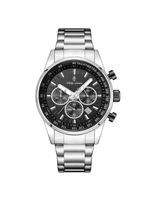 Relógio Masculino Hazard Steel Silver Black 43mm