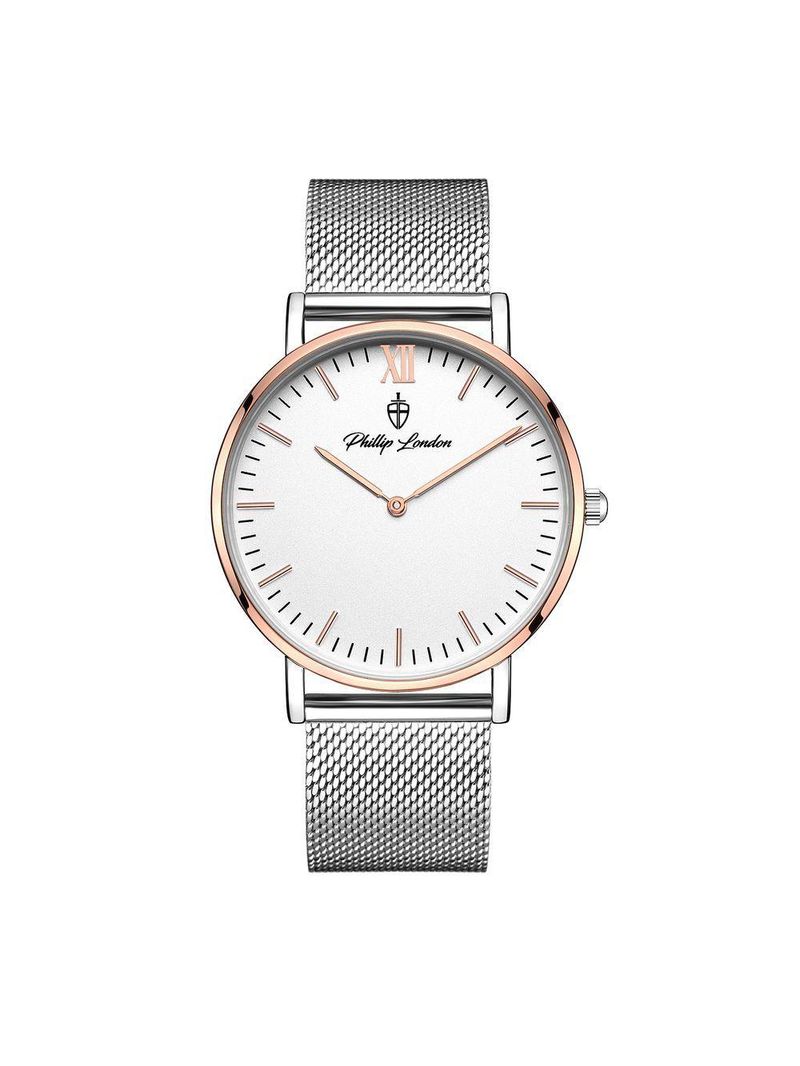 Relógio Masculino Greenwich Mesh Rose Silver 40mm