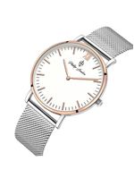 Relógio Masculino Greenwich Mesh Rose Silver 40mm