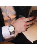 Relógio Masculino Greenwich Mesh Rose Silver 40mm