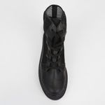 Bota coturno moleca cano médio feminina