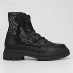 Bota coturno moleca cano médio feminina