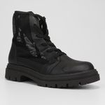 Bota coturno moleca cano médio feminina