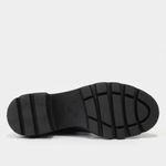 Bota coturno cano medio look fashion salto médio tratorado feminina