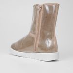 Bota cano médio moleca verniz feminina