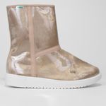 Bota cano médio moleca verniz feminina