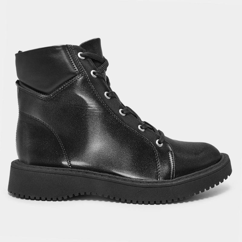 Bota coturno moleca casual feminina