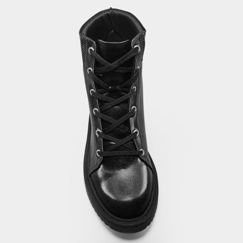 Bota coturno moleca casual feminina