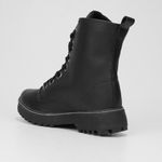 Bota coturno look fashion tratorada feminina