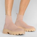 Bota cano médio anacapri tratorado feminina