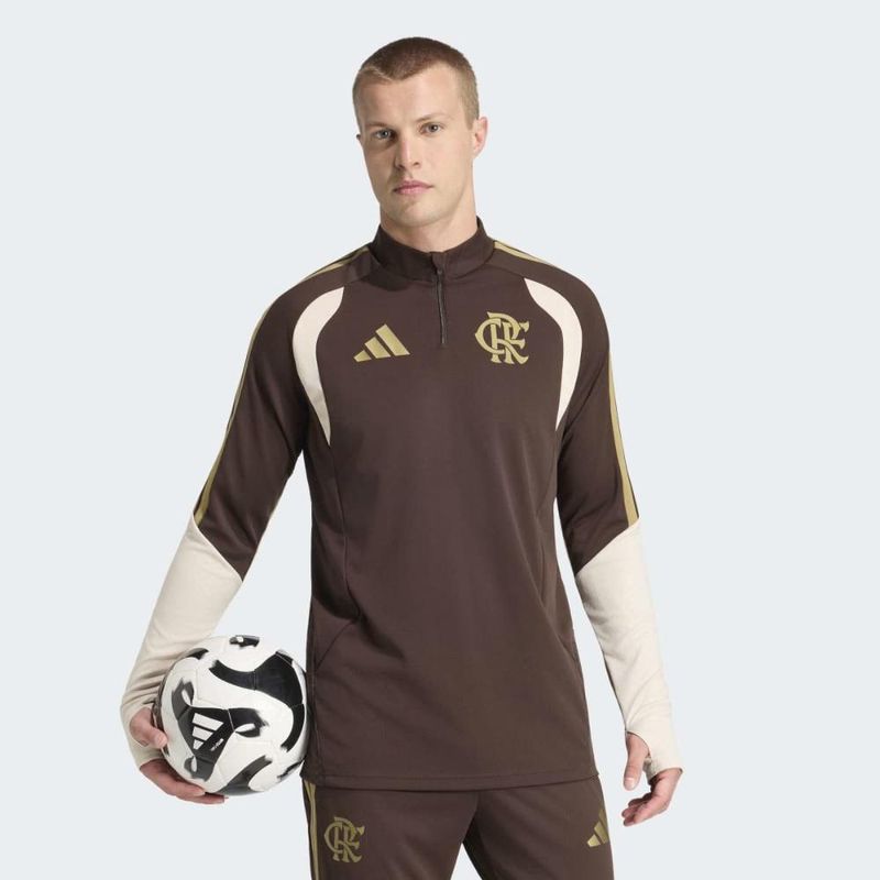 Blusa flamengo 26/27 treino adidas masculina