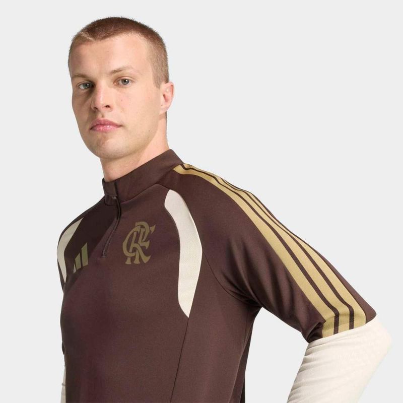Blusa flamengo 26/27 treino adidas masculina