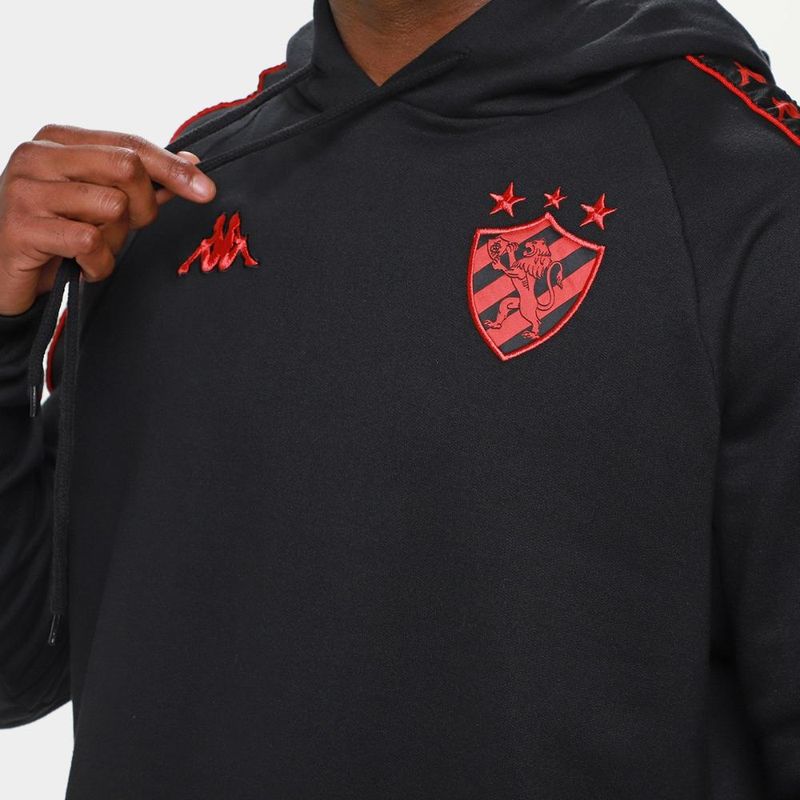 Blusão c/ capuz sport atleta kappa masculino