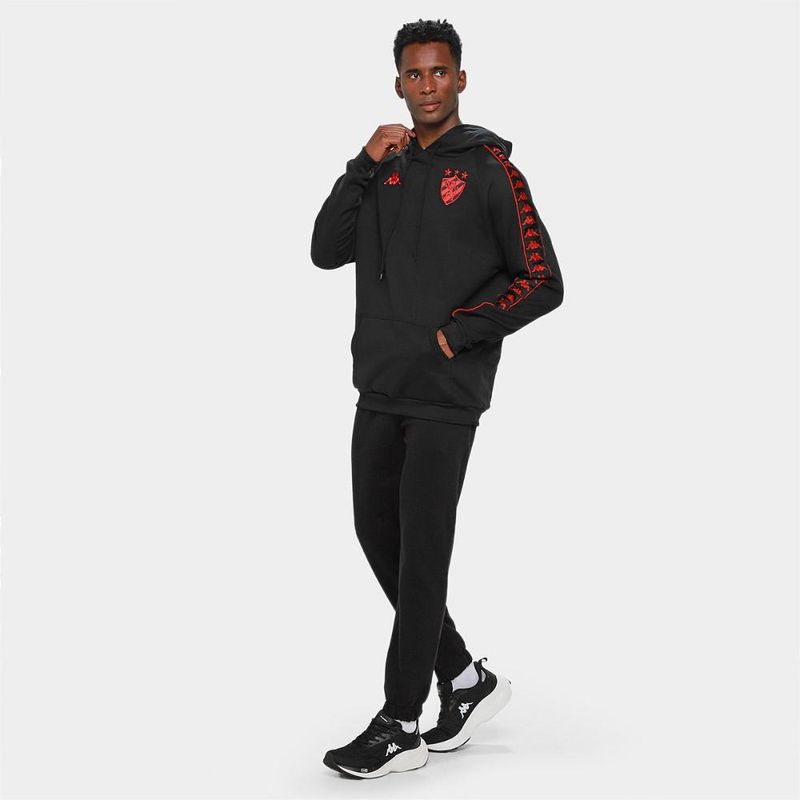 Blusão c/ capuz sport atleta kappa masculino