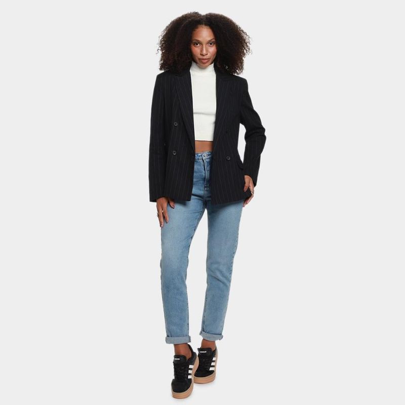 Blazer calvin klein double breasted feminino