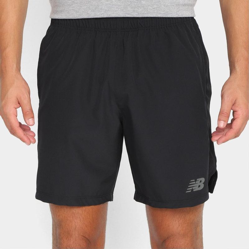 Bermuda new balance tenacity logo 7 masculina