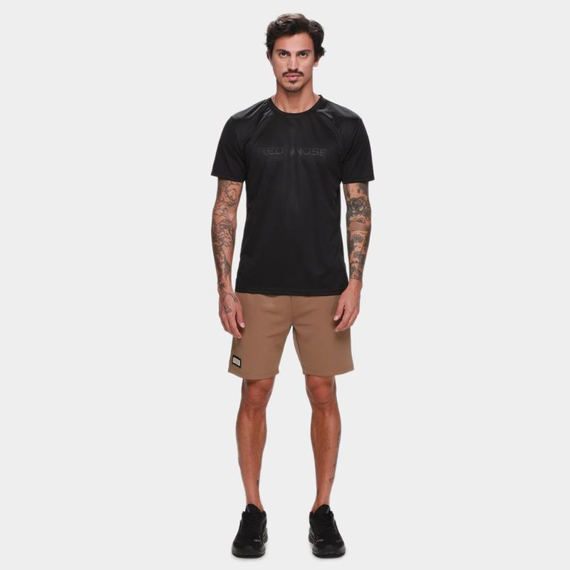 Bermuda red nose helanca masculina