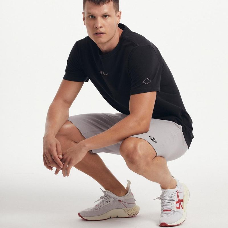 Bermuda moletom replay lisa masculina