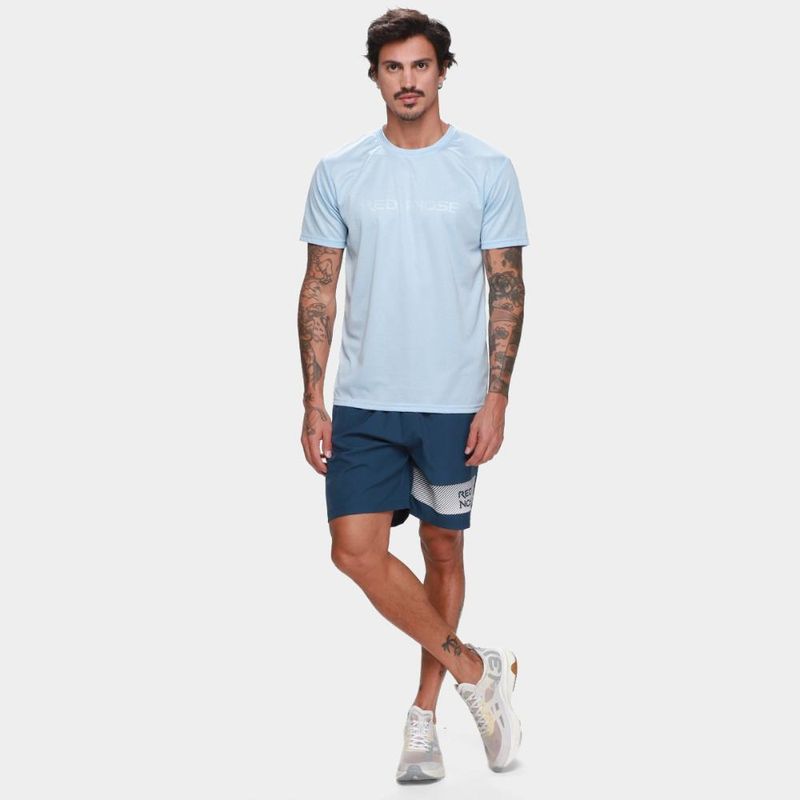 Bermuda red nose tactel masculina
